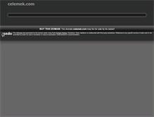 Tablet Screenshot of celemek.com